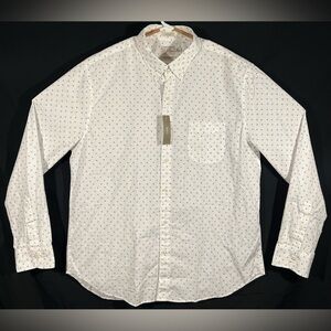 J.Crew Men’s “Secret Wash" Classic 100’s 2-PLY Yarns Cotton Button Shirt XL
